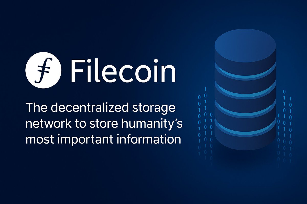 EstherOvie4's tweet photo. Filecoin isn’t just decentralized storage anymore—it’s becoming the AWS of Web3. With smart contracts, fast finality, and its own stablecoin (USDFC), it’s positioning itself as the backbone of the decentralized internet. Don’t sleep on $FIL. #Filecoin
#Web3
#decentralisedstorage https://t.co/LzynXqbbgc