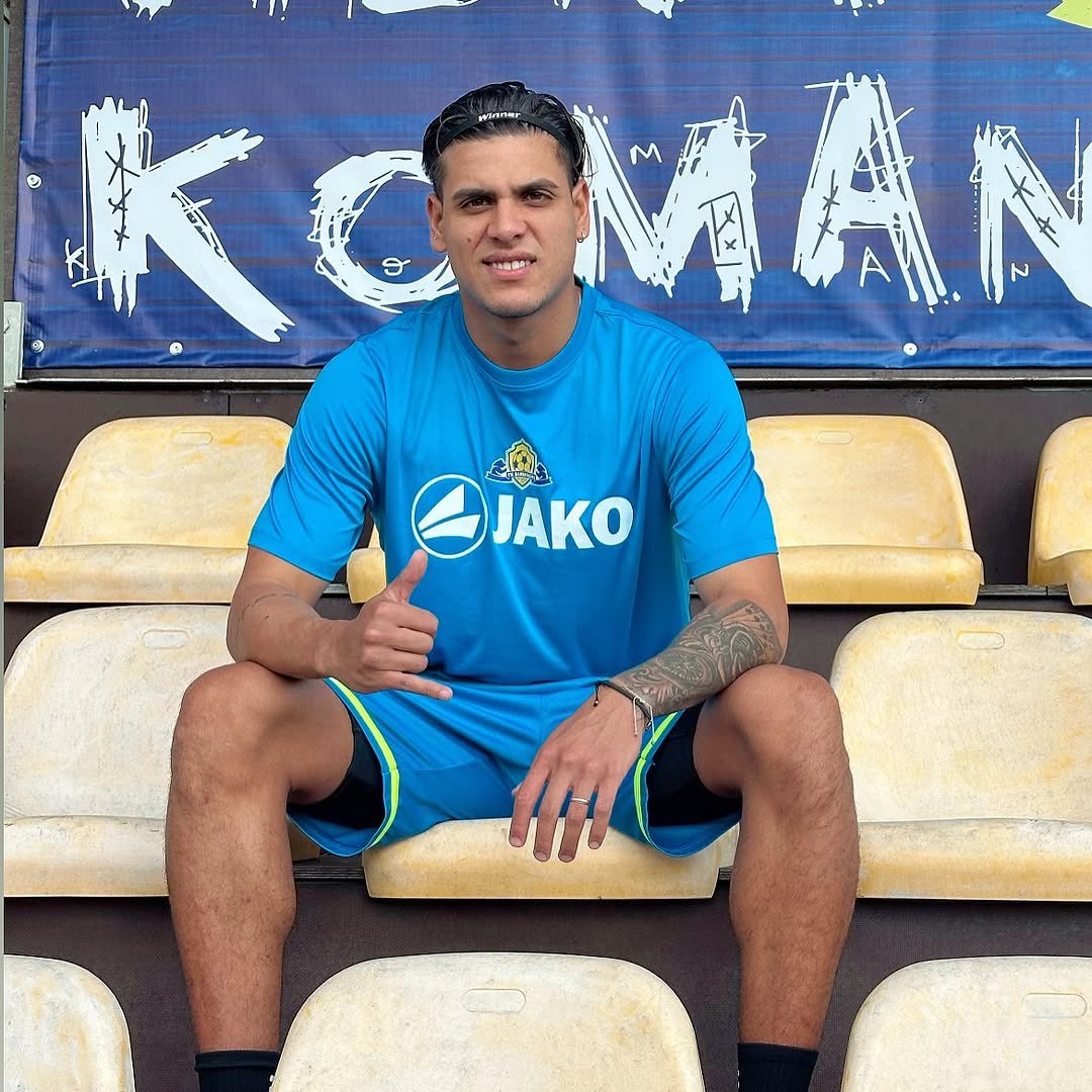 El delantero peruano Gonzalo Sánchez (24) fue presentado como refuerzo del FK Babrungas, de la segunda división de Lituania