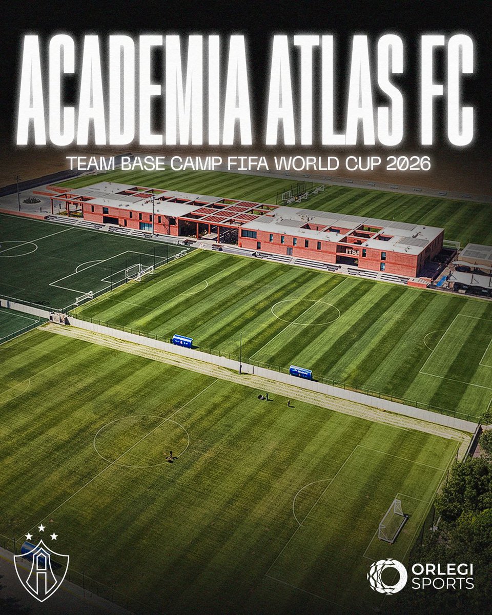 ¡LA ACADEMIA ATLAS FC ELEGIDA POR LA FIFA PARA SER TEAM BASE CAMP PARA EL MUNDIAL 2026! ❤️🖤

Todos los detalles sobre esta elección aquí ➡️ bit.ly/Academia-Atlas…