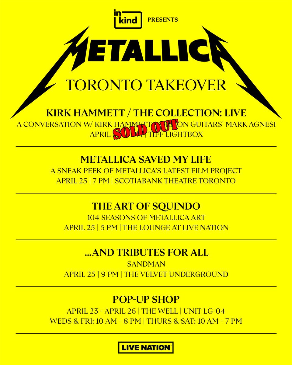 Metallica tweet media