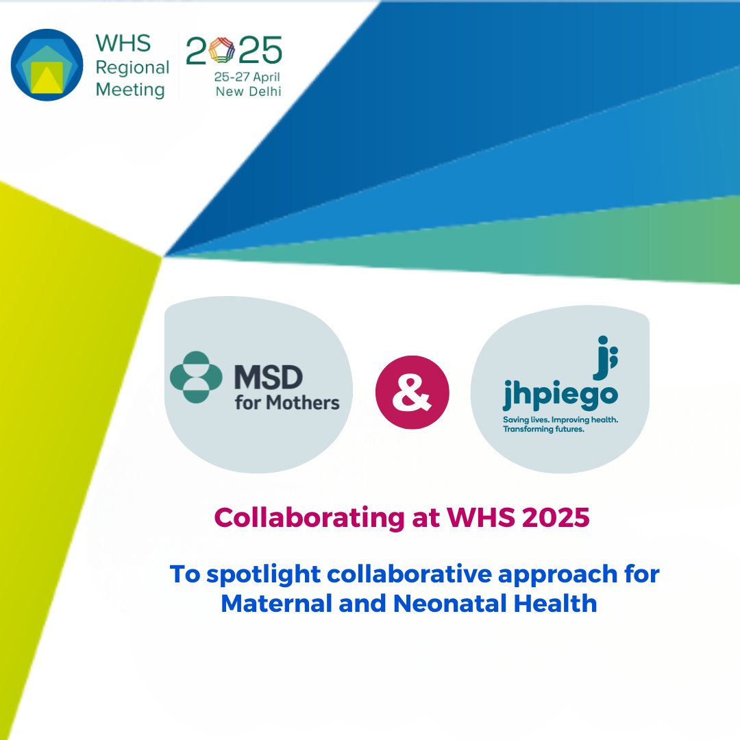 JhpiegoIndia's tweet photo. Thrilled to join forces with @CIFF_in_India, @IndiaHealthFund, MSD for Mothers &amp; @haqdarshak at #WHS2025NewDelhi, Apr 25–27, to spark vital conversations and champion real-world solutions for shaping the future of global health.
@Manyata4Mothers @WorldHealthSmt @Jhpiego https://t.co/L1p05pqLBd