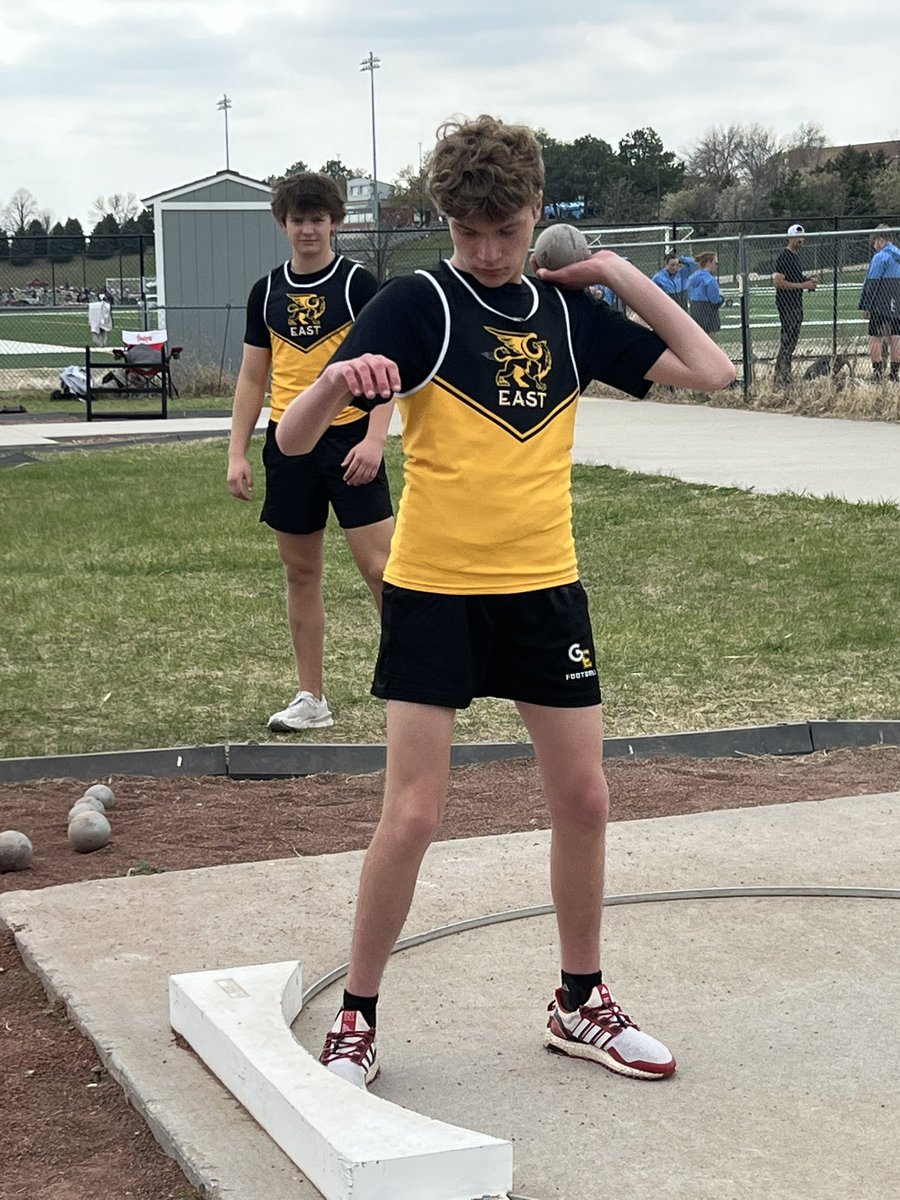 Big day for <a href="/DamonDauel/">Damon Dauel</a>  PR in the shot putt.