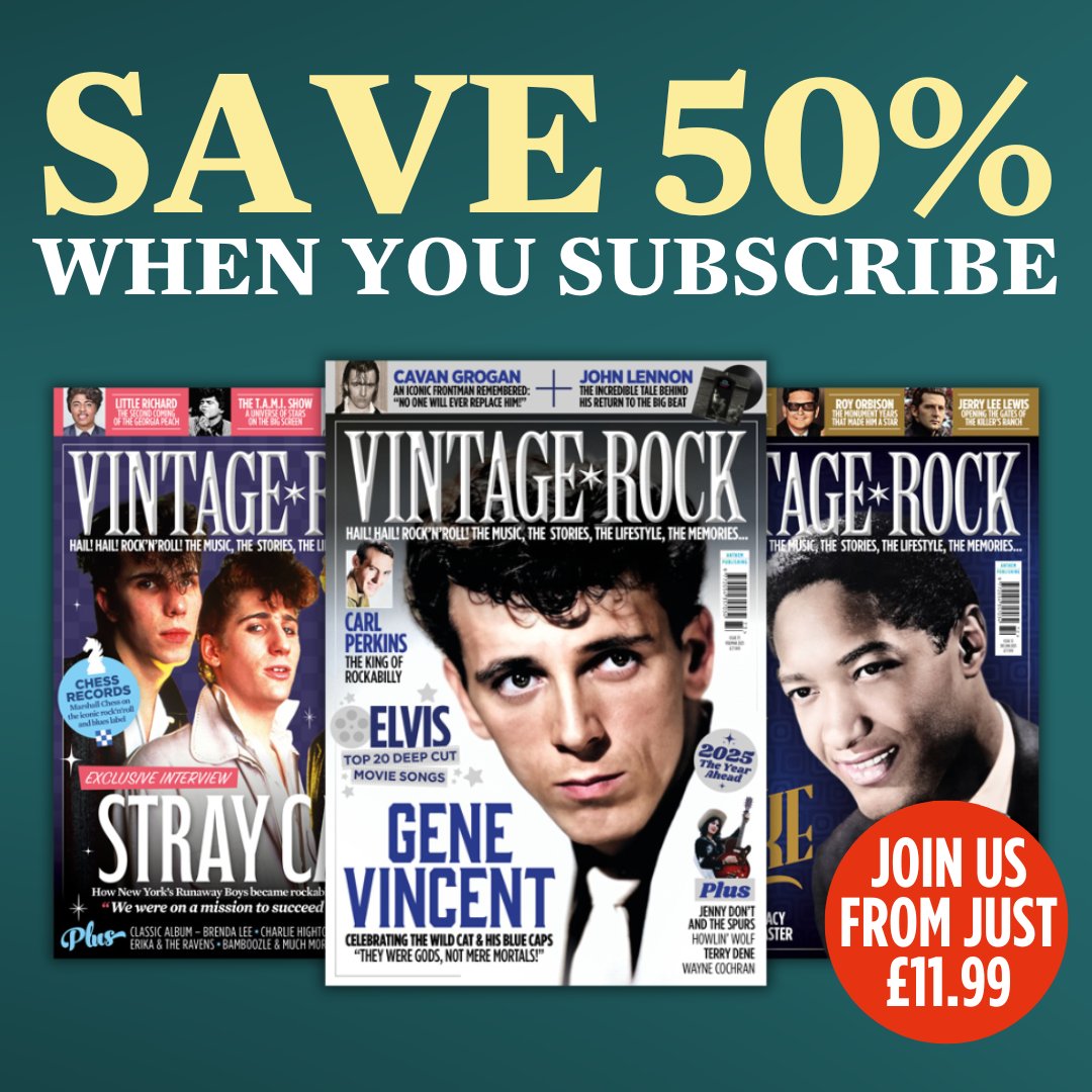 VintageRockMag's tweet image. Get every issue of Vintage Rock delivered straight to your door when you subscribe! Plus, join us today and save 50% off the price of your subscription.⁠
⁠
Subscribe &amp;amp; Save 50% – bit.ly/4iEp3VZ