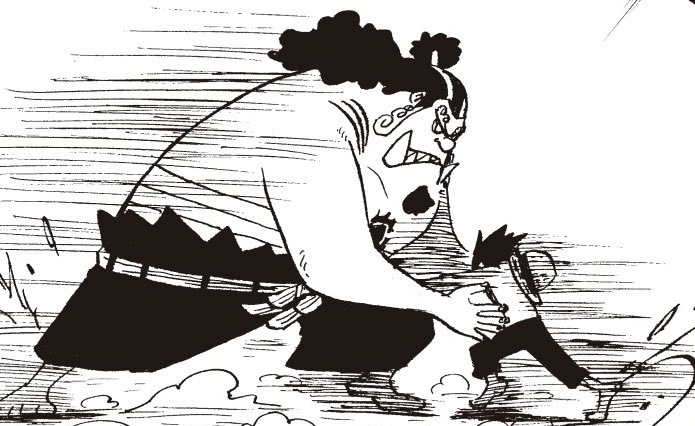 costixDxD's tweet photo. Jinbe's sumo fight with Luffy! https://t.co/7TUZqizvCC