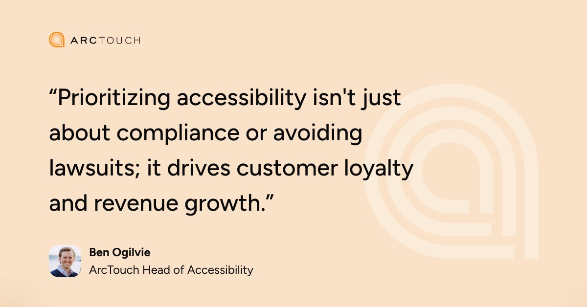 ArcTouch (@arctouch) on Twitter photo Our new State of Mobile App Accessibility report is out! But WHY did we create it? <a href="/caedmon13/">Ben Ogilvie</a> explains why it is critical research in our latest blog post.
➡️ arctouch.com/blog/state-of-…
#a11y #mobileapps #inclusion #report Our new State of Mobile App Accessibility report is out! But WHY did we create it? <a href="/caedmon13/">Ben Ogilvie</a> explains why it is critical research in our latest blog post.
➡️ arctouch.com/blog/state-of-…
#a11y #mobileapps #inclusion #report