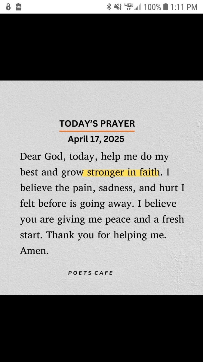 AMEN!!!! GOD, PLEASE CONTINUE TO HELP ME KEEP MY FAITH IN YOU!!!!