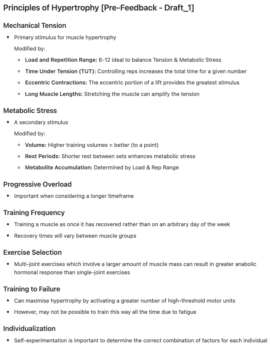 Calling all Bodybuilders &amp; Bodybuilding Coaches 💪
What are your principles of hypertrophy training?
How does your practical experience compare or contrast to published research?
