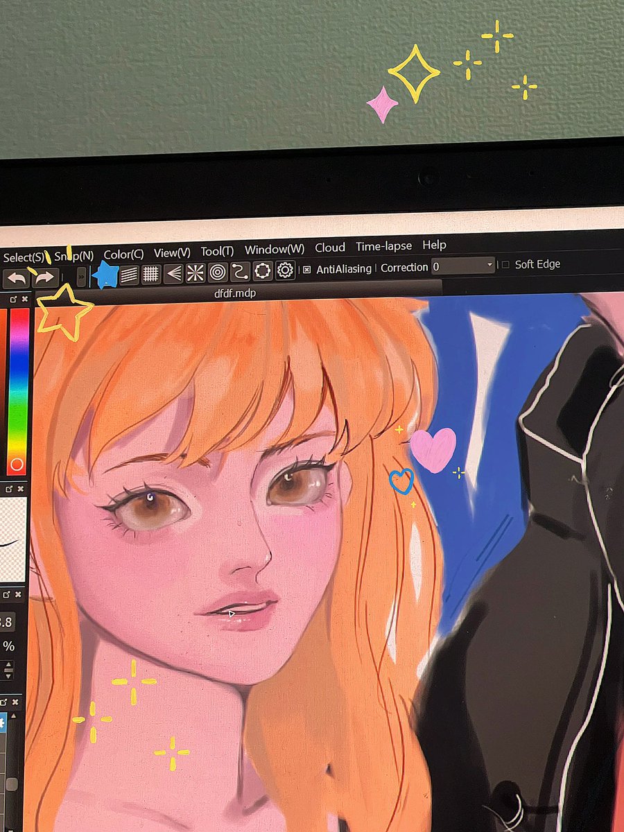 Long time no see 🥰☀️

Who is standing next to Nami?
#nami #ONEPIECE #fanart #Digital #WIP #namionepiece