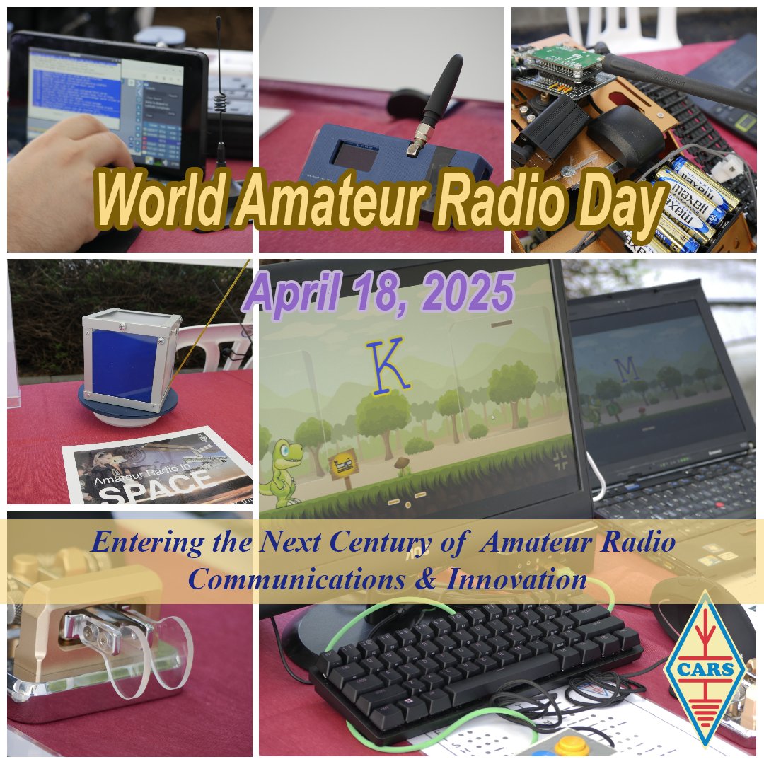 World Amateur Radio Day: Celebrating a Century of Innovation (April 18th)
cyhams.org/wp/?p=8106

#amateurradio #CenturyCelebration #Ραδιοερασιτεχνισμός #έναςαιώνας