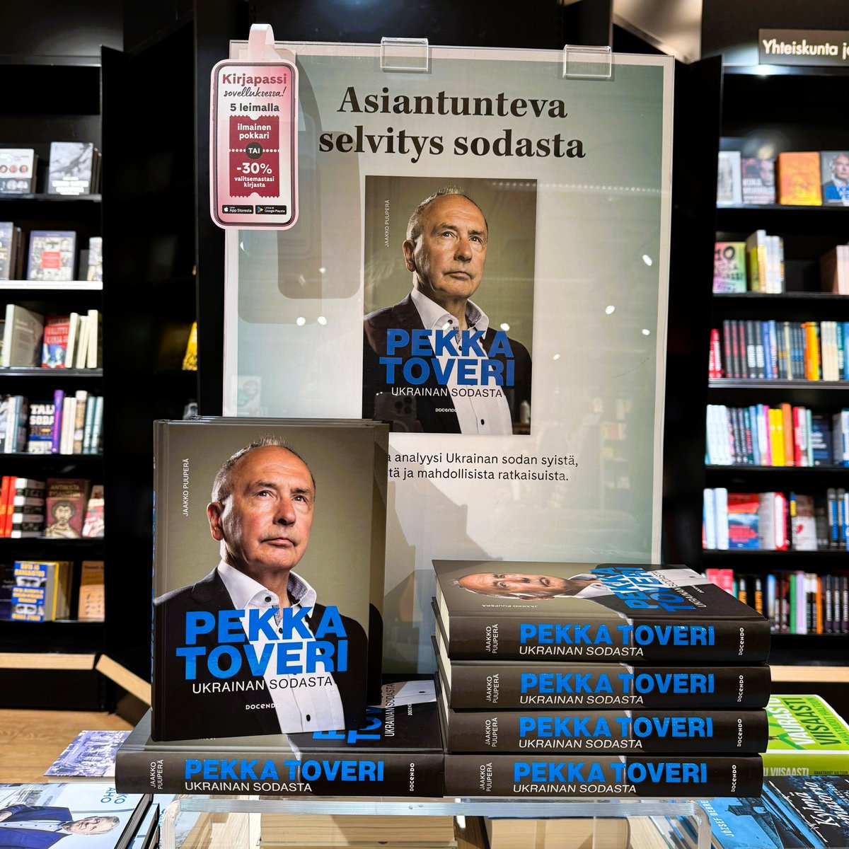 Docendo (@docendonkirjat) on Twitter photo #Pääsiäinen #lukuvinkki
<a href="/PToveri/">Pekka Toveri</a>
Pekka Toveri - Ukrainan sodasta
Lue tai kuuntele äänikirjana lukuaikapalveluista!
docendo.fi/kirjat/pekka-t… #Pääsiäinen #lukuvinkki
<a href="/PToveri/">Pekka Toveri</a>
Pekka Toveri - Ukrainan sodasta
Lue tai kuuntele äänikirjana lukuaikapalveluista!
docendo.fi/kirjat/pekka-t…