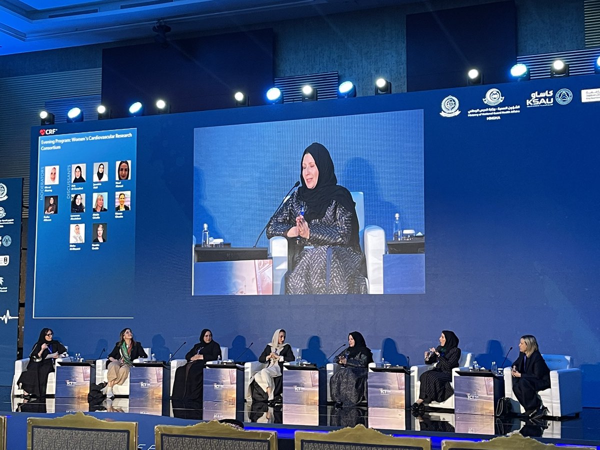 Excellent evening program at TCT Middle East: Women’s Cardiovascular Research Consortium. <a href="/TCT_ME_/">TCTME+</a>