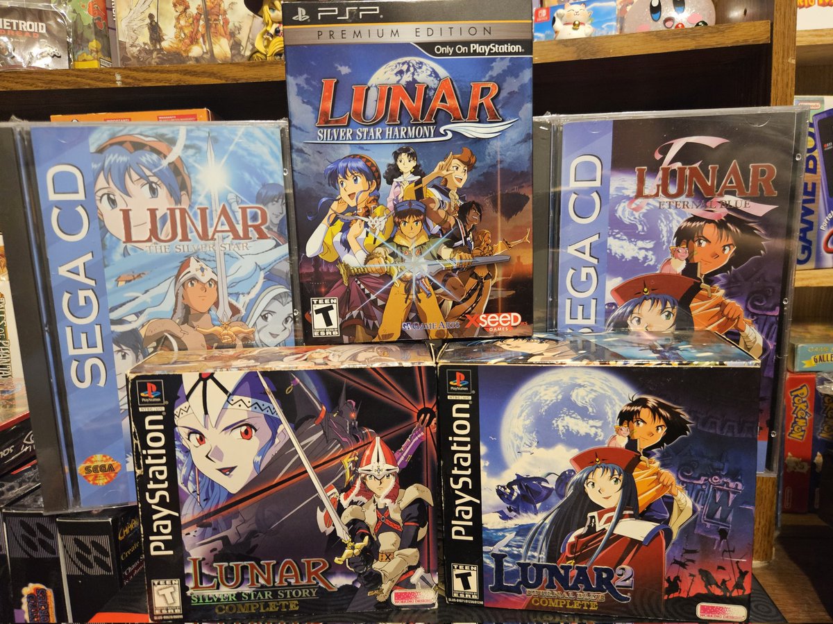 Xesartlu's tweet image. Who's ready for the Lunar Remastered Collection tomorrow??🥰