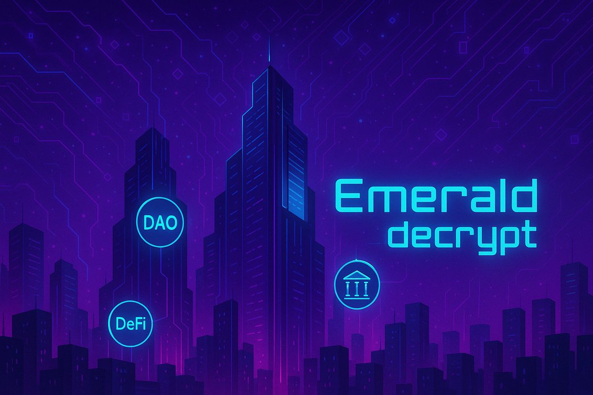 emerald_decrypt's tweet image. Web3 isn’t a trend—it’s a structural shift in how we interact online.
As someone deep in DeFi and DAOs, I see a future where ownership, coordination, and value exchange are reimagined.
A thread: