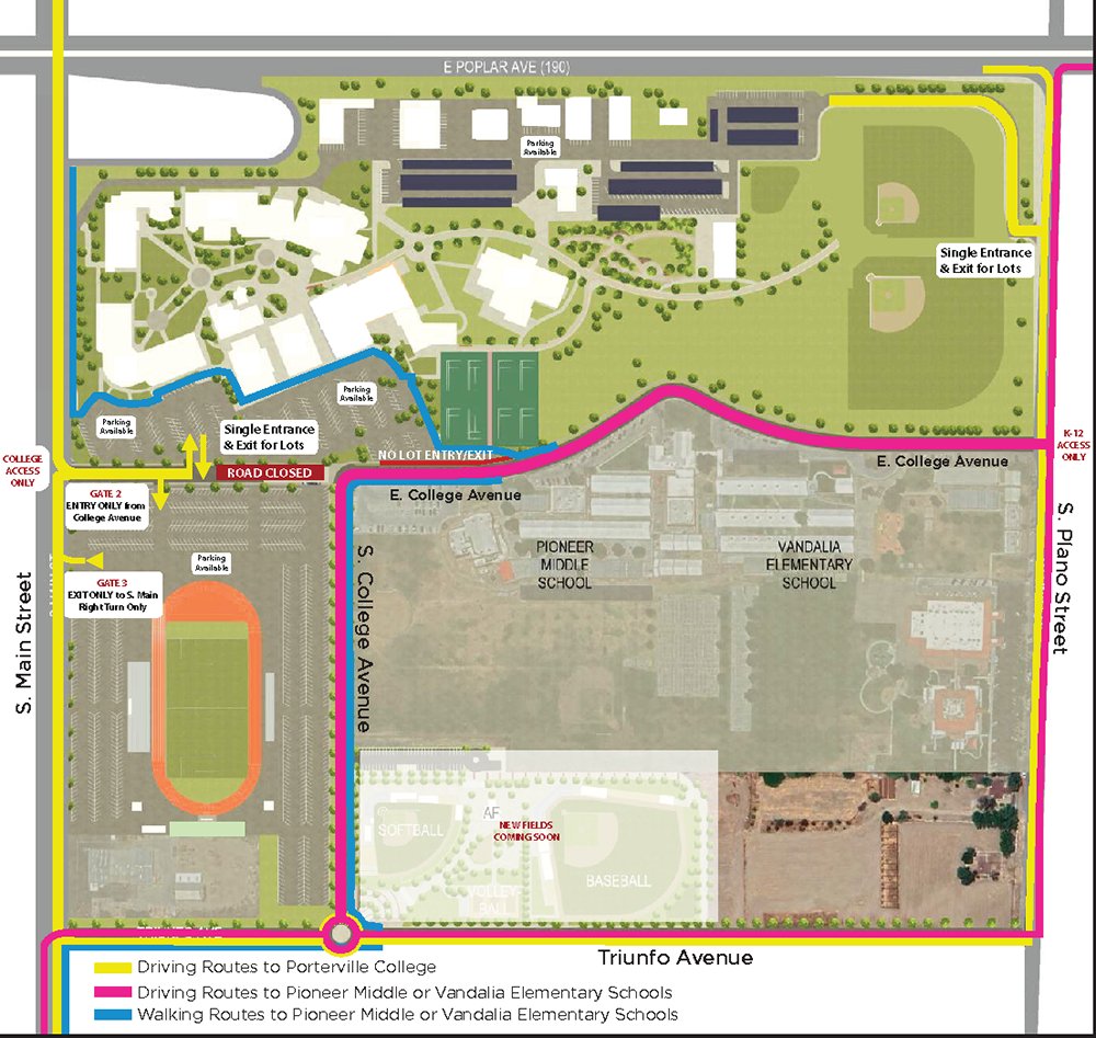 PCollegePirates's tweet image. 🎉 Great News from Porterville College! 🎉

The campus road project is officially COMPLETE! 🙌 We&apos;re reopening the parking lots and new roads TOMORROW, Friday, April 18th! 
Thank you for your patience during this project!

➡️ Learn more: portervillecollege.edu/pc-news/road_c…

#StartSmallGOBIG