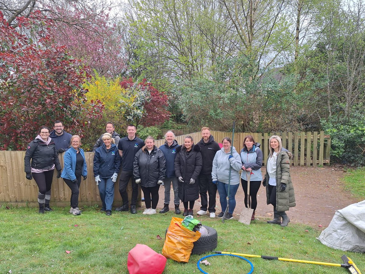 What a transformation, with the help from some kind volunteers.