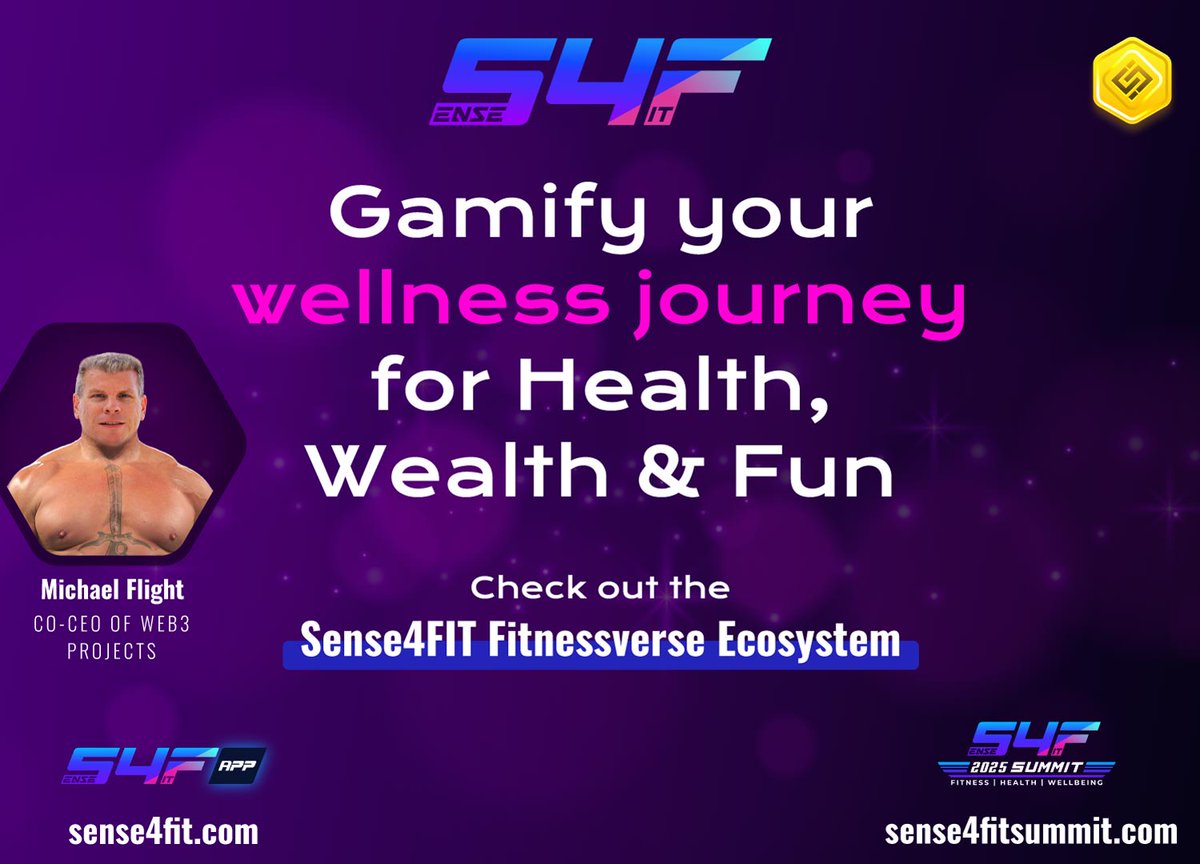 I may not look like it but I am the Co-CEO of Web3 Projects at <a href="/sense4fit/">Sense4FIT</a>, a cutting-edge Web3 fitness ecosystem that merges a unique Fit-to-Earn App with AI, blockchain, gamification, IRL gyms, fitness and longevity studios. In addition, the Sense4FIT Summit is the LARGEST