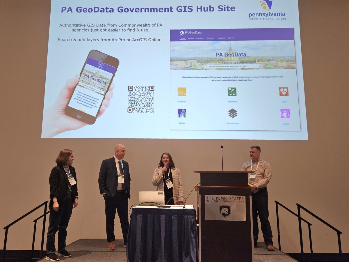 Nettie Ginocchetti π (@nettiequette) on Twitter photo We think differently πΊ We see things spatially π Scottie Wall, <a href="/PennsylvaniaGov/">Pennsylvania</a> State GIS Coordinator & Scott Drzyzga, Executive Director PA GeoBoard inspire attendees to think differently & visit the PA GeoData Hub π pa-geo-data-pennmap.hub.arcgis.com
#2025PAGISConf <a href="/KeystoneGIS/">Keystone GIS</a> We think differently πΊ We see things spatially π Scottie Wall, <a href="/PennsylvaniaGov/">Pennsylvania</a> State GIS Coordinator & Scott Drzyzga, Executive Director PA GeoBoard inspire attendees to think differently & visit the PA GeoData Hub π pa-geo-data-pennmap.hub.arcgis.com
#2025PAGISConf <a href="/KeystoneGIS/">Keystone GIS</a>