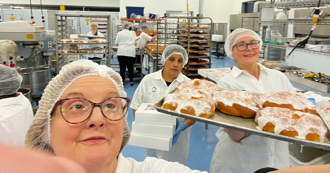 We’re working hard to make your Easter Bread! Make sure to stop in and pick yours up soon—they’re going fast 🐣

#LisciosBakery #EasterBread #BakeryFresh #HolidayBaking #EasterTreats #SouthJerseyBakery #SpringBaking #MadeWithLove #EasterWeekend