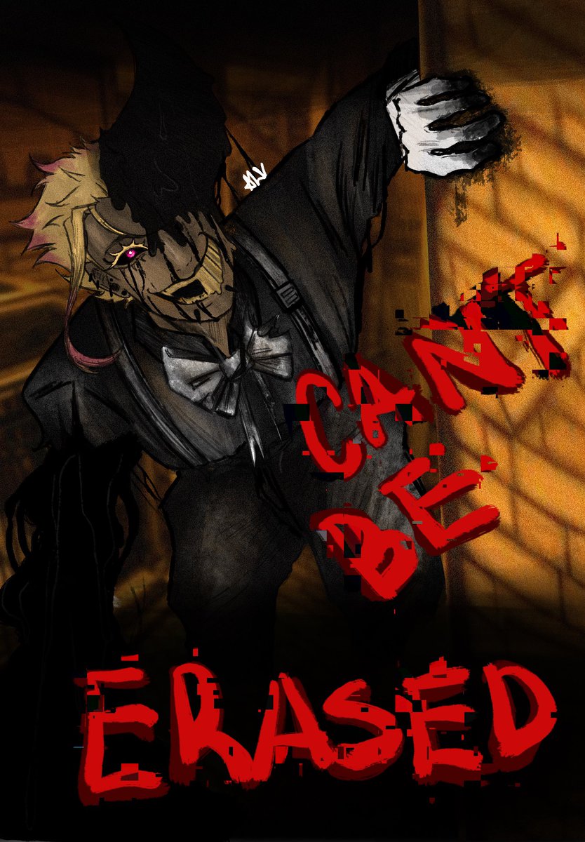 LiteralSunaSimp's tweet photo. Bendy and the ink machine x Shidou Ryusei 

Can’t be erased is my favorite fan made song for the game ! 

I do hope I caught the games style 💔

#ShidouRyusei https://t.co/qm0fgpGT1G