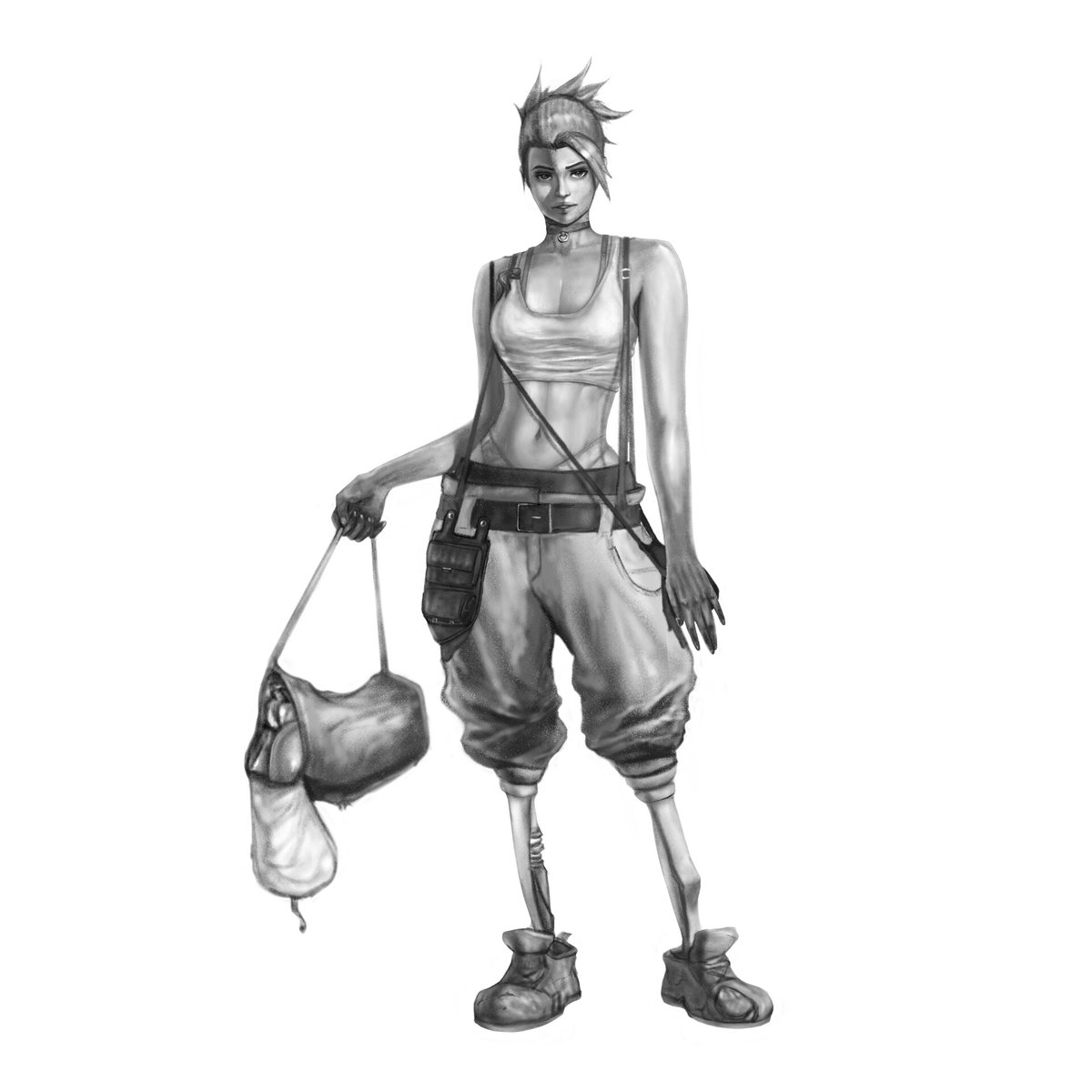 RovingutArt's tweet photo. Character idea: Scrap looter on a distant scrap planet.

#characterdesign #DigitalArtist #illustration #art #realart #noAI #noaiart #artwork https://t.co/i10KROY8iO
