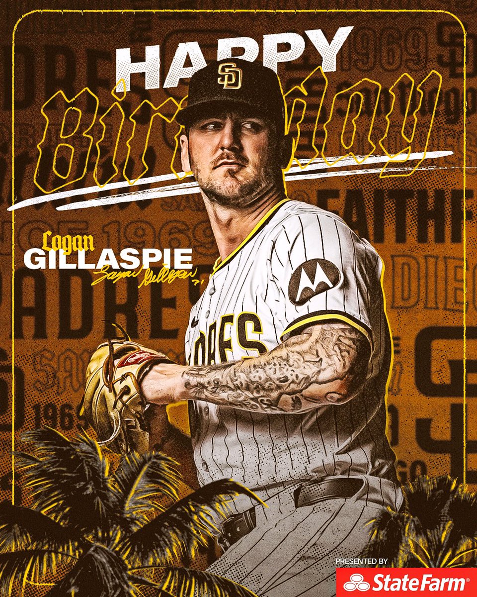 Padres's tweet photo. Happy birthday, Logan! 🥳 https://t.co/OXpcGfv5TZ