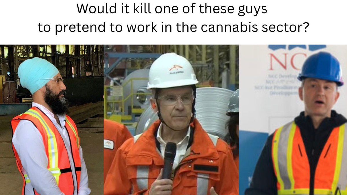 Why not Canada First? Because our wannabe leaders won't even show up for a photo opp let alone help us to save the sector that was born here.  Cannabis contributed more than $8 Billion to the GDP last year and billions in taxes. Visit ohcannabisfirst.ca to join the fight.