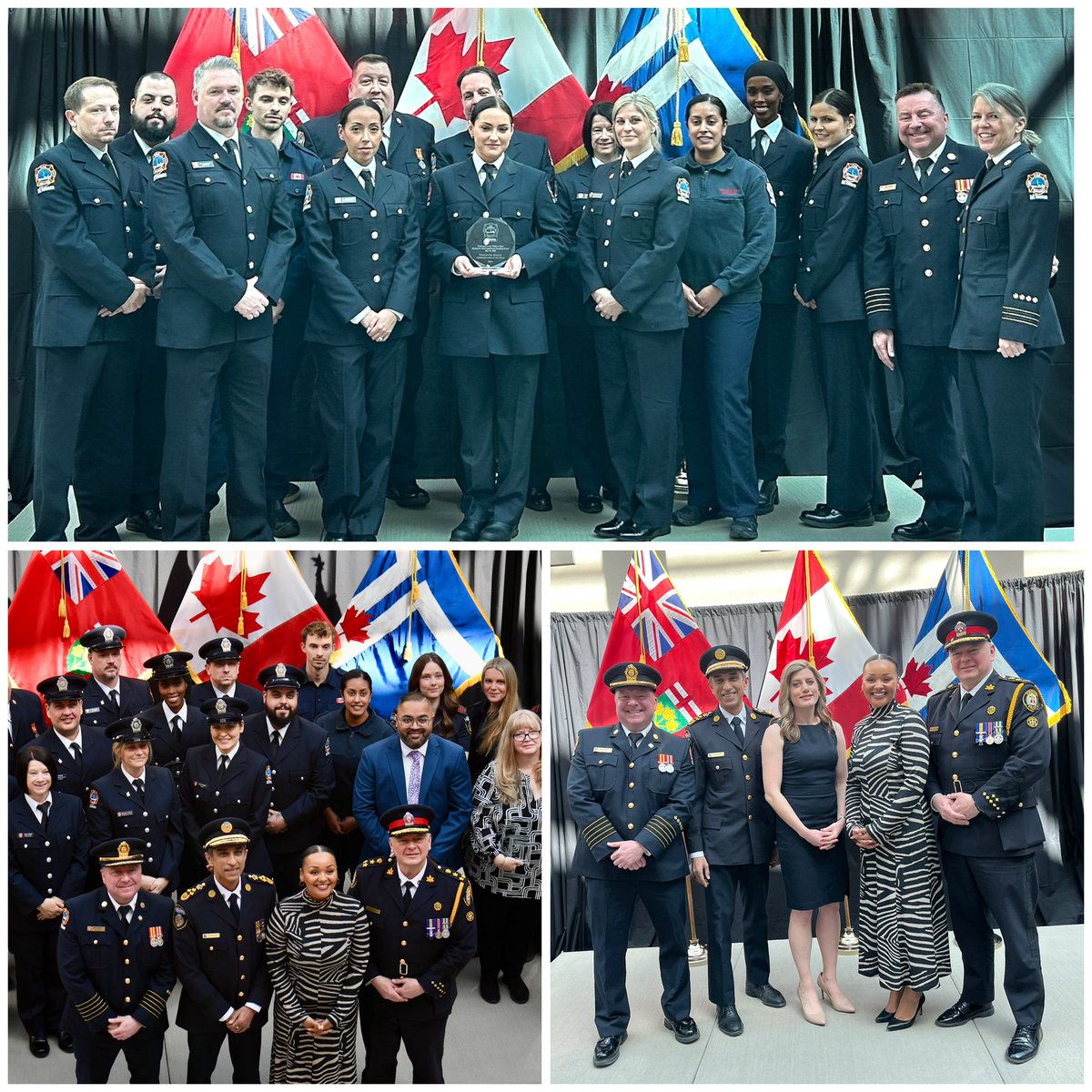 Today, alongside <a href="/MayorOliviaChow/">Mayor Olivia Chow 🇨🇦</a> and emergency services colleagues we celebrated <a href="/Toronto_Fire/">Toronto Fire Services 🇨🇦</a>, <a href="/TorontoPolice/">Toronto Police</a> and <a href="/TorontoMedics/">Toronto Paramedic Services</a> Telecommunications professionals. Congratulations to all award winners! Your calm voices and dedication make a profound difference every day. #NPSTW