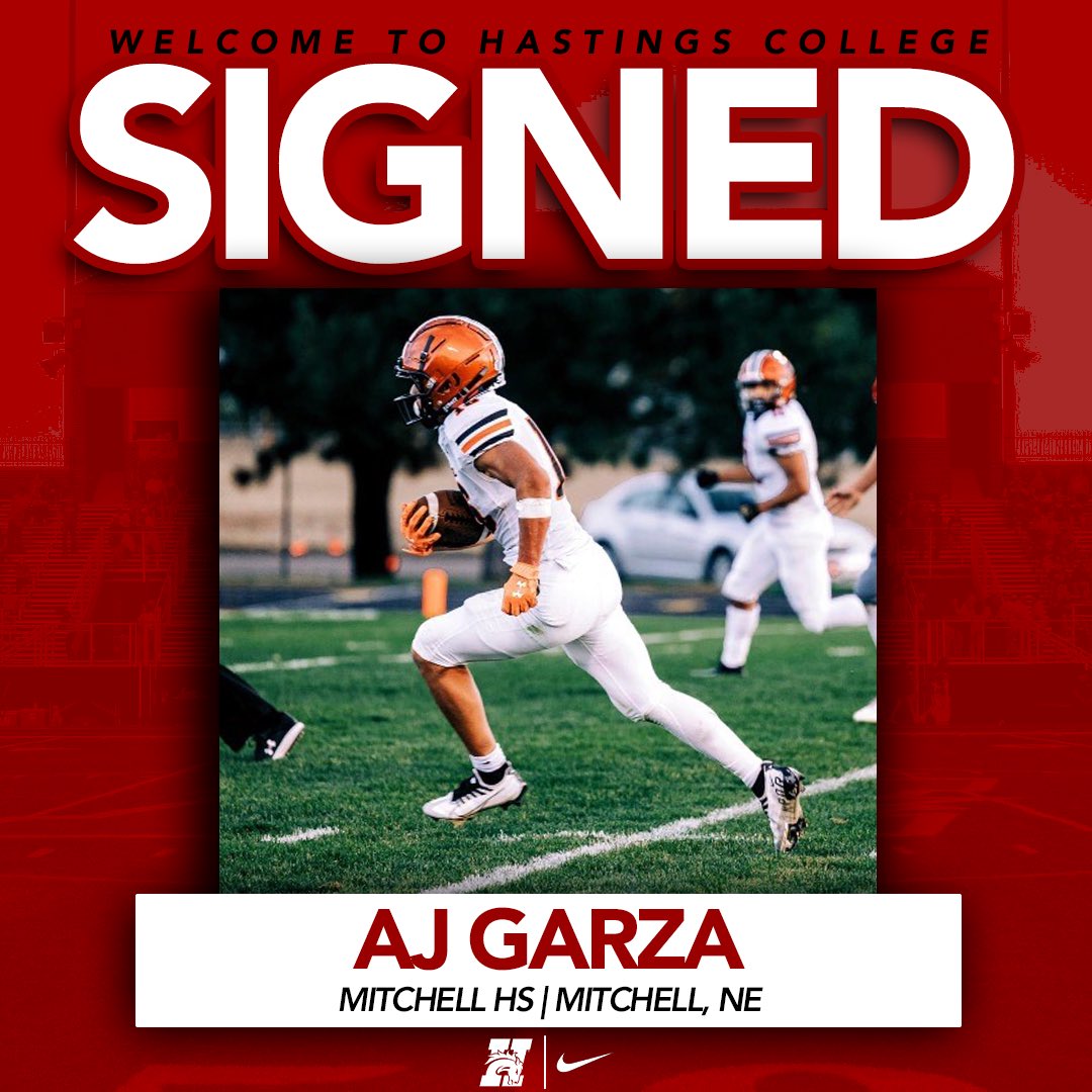 HCBroncoFB's tweet image. ❗️SIGNED❗️
In-State talent✅
Welcome to Hastings College AJ! It’s A Great Day To Be A Bronco!
#GDTBAB