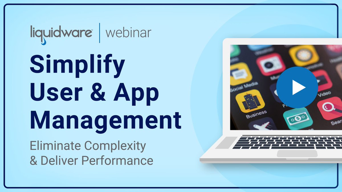 Liquidware's tweet image. Still struggling with profile issues and app deployment? 
There’s a better way. Join us on April 22 to learn how Liquidware’s #ProfileUnity and #FlexApp provide powerful, flexible solutions for user and app management—without the complexity. Save your seat:…