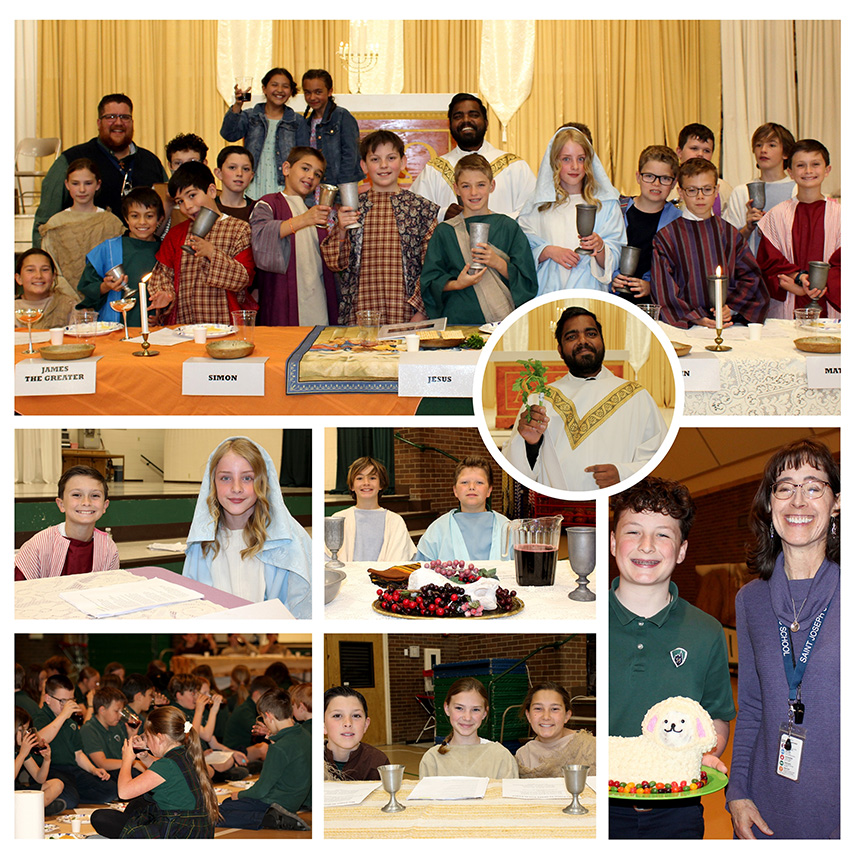GoSaintJoseph's tweet photo. Today, our 5th graders hosted a traditional Seder meal to celebrate the Last Supper. It was a beautiful way to honor this very important day. https://t.co/o1E2YGOD9b