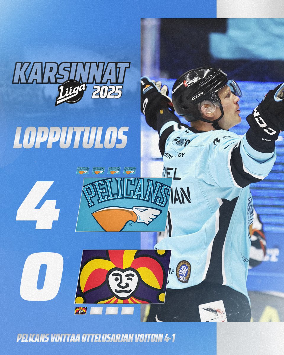 Pelicans nollaa Jokerit Lahdessa ja nappaa karsintasarjan voiton!

#Liiga #Mestis