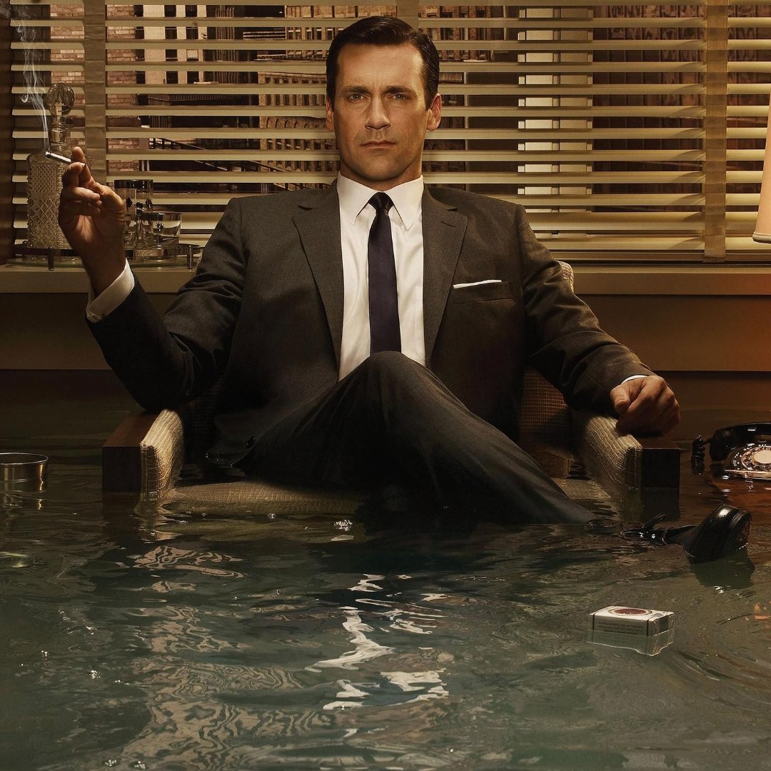 BenjaminCrew1's tweet image. Love this promo image. They stuck his ass in the water office but you simply cannot kill this man's vibe