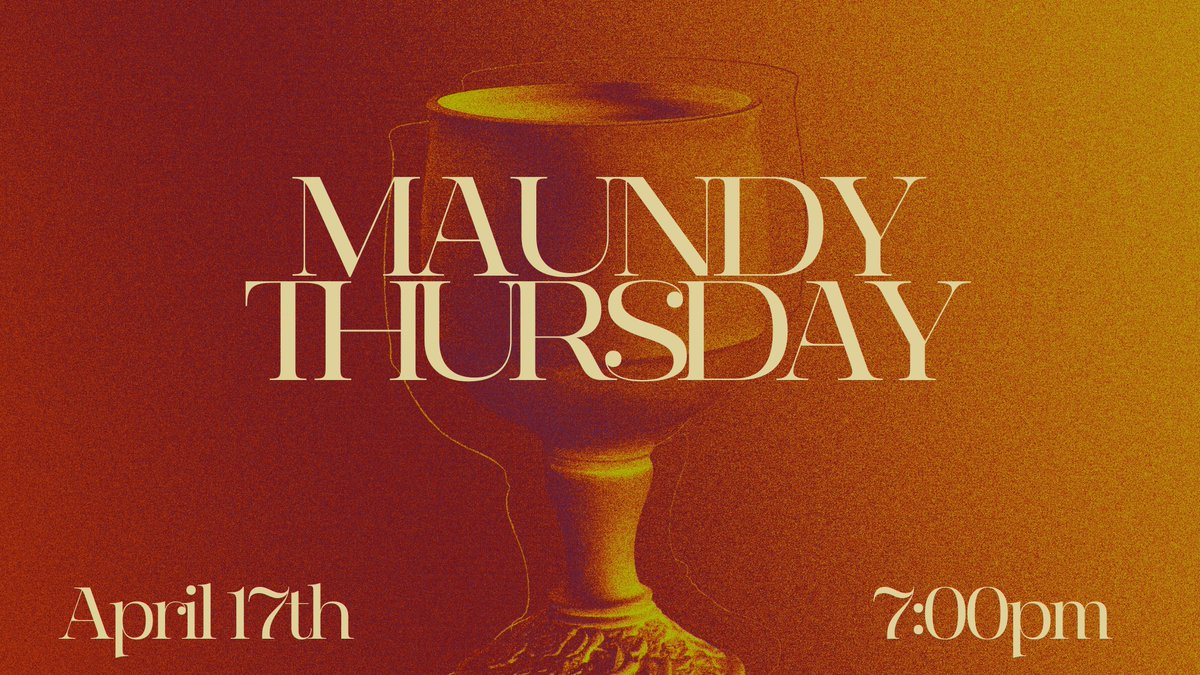 For the forgiveness of sins, so certain, you can taste it.  Come and receive from Him tonight at our Maundy Thursday service beginning at 7:00 pm.

If you cannot join us in person, we welcome fellowship with you online.  ow.ly/31Hx50VCBeo

Website: ow.ly/QerW50VCBep