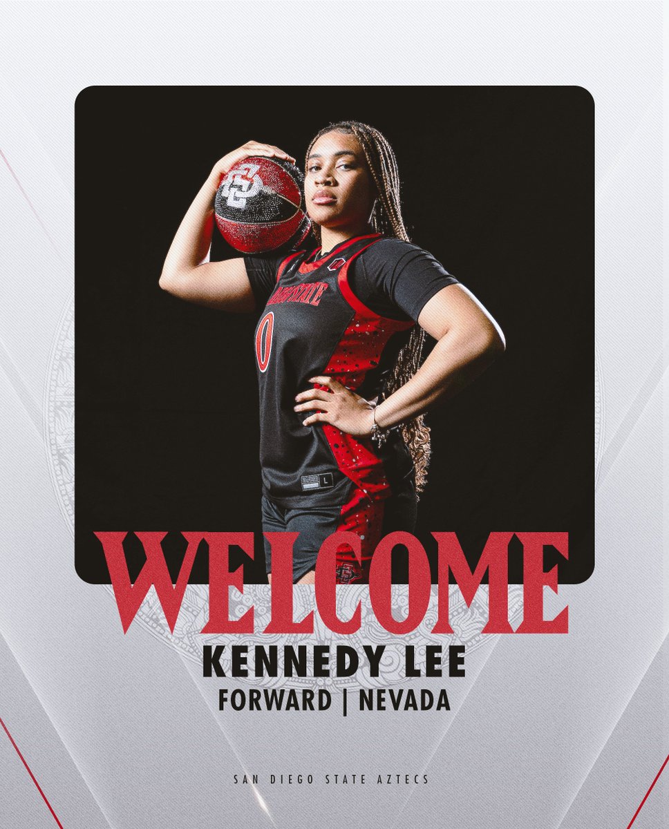 San Diego State Women's Basketball (@aztec_wbb) on Twitter photo Welcome to The Mesa <a href="/kkennedy019/">Kennedy Lee✨</a>! Kennedy comes to SDSU from Nevada where she averaged 11.7 points and 5.8 rebounds per game last year.
Read more: bit.ly/3EdIWUz Welcome to The Mesa <a href="/kkennedy019/">Kennedy Lee✨</a>! Kennedy comes to SDSU from Nevada where she averaged 11.7 points and 5.8 rebounds per game last year.
Read more: bit.ly/3EdIWUz