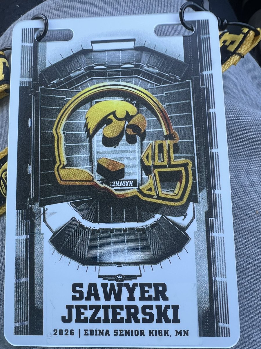 Sawyer Jezierski (@sawyerjezierski) on Twitter photo Had an amazing time <a href="/TheIowaHawkeyes/">The Iowa Hawkeyes</a> today! Thanks for having me, and can’t wait to be back! <a href="/CoachK_Bell/">Kelvin Bell 🦍</a> <a href="/Coach_Niemann/">Jay Niemann</a> <a href="/RhettSmeins/">Rhett Smeins</a> <a href="/EdinaFBRecruits/">Edina Football Recruiting</a> <a href="/OJW_Scouting/">PrepRedzone Oliver</a> <a href="/AllenTrieu/">Allen Trieu</a> Had an amazing time <a href="/TheIowaHawkeyes/">The Iowa Hawkeyes</a> today! Thanks for having me, and can’t wait to be back! <a href="/CoachK_Bell/">Kelvin Bell 🦍</a> <a href="/Coach_Niemann/">Jay Niemann</a> <a href="/RhettSmeins/">Rhett Smeins</a> <a href="/EdinaFBRecruits/">Edina Football Recruiting</a> <a href="/OJW_Scouting/">PrepRedzone Oliver</a> <a href="/AllenTrieu/">Allen Trieu</a>