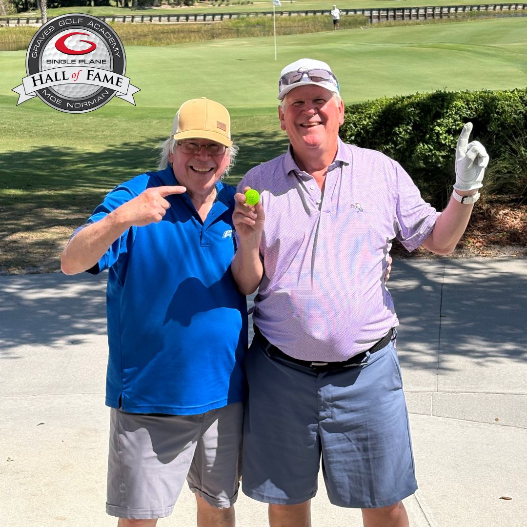Congratulations to Single Plane Academy Member David C. on his Hole in One! Welcome to the Graves Golf Hall of Fame!

If you want to succeed on the course just like David, learn how here: gravesgolf.com/membership/