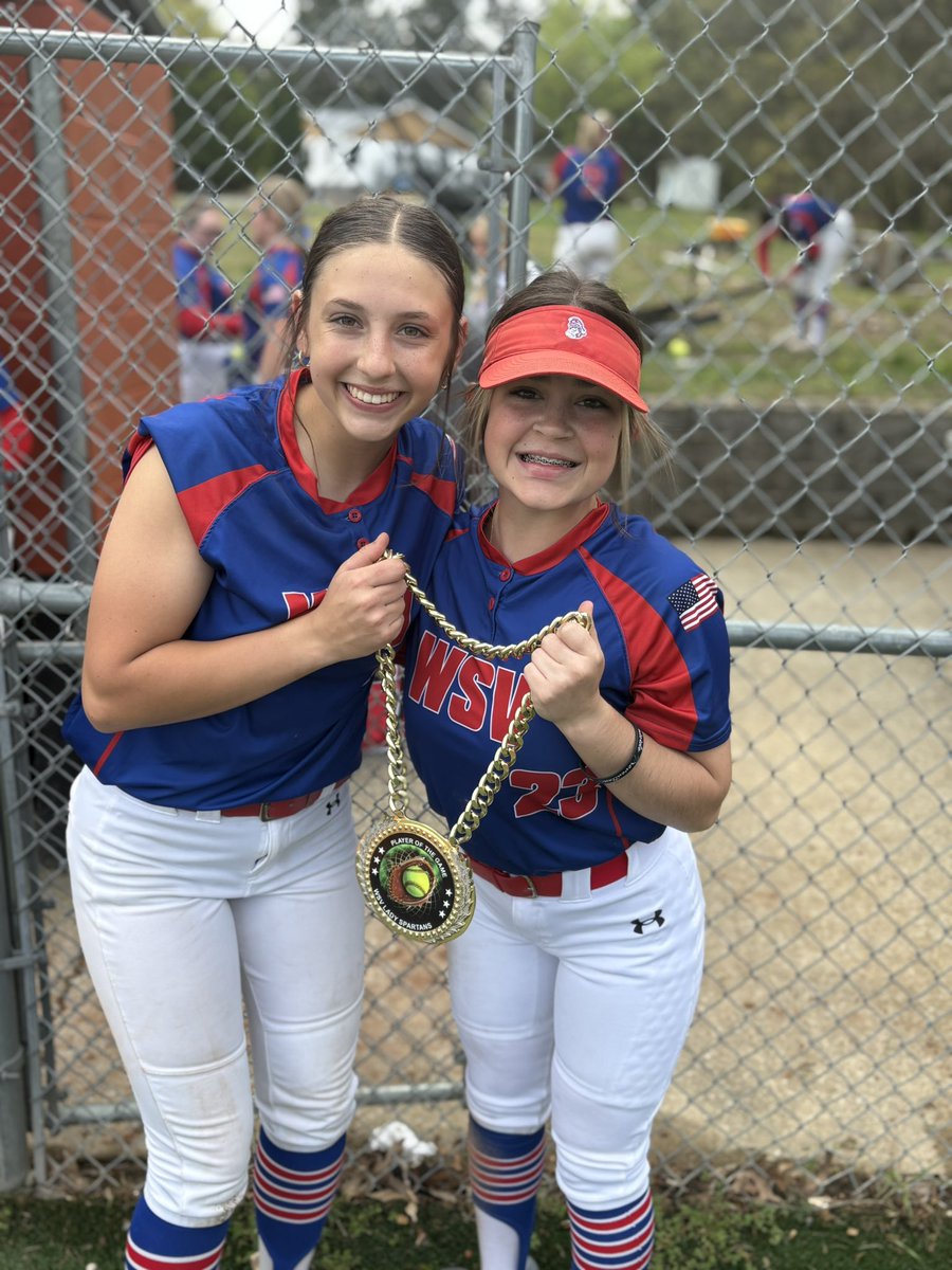 WSV (10-5) wins @ Crab Orchard 3-0. E with the win, allowing only 2 hits and K’n 14. 

Shae Bergman accounted for all 3 Runs, with a hit, RBI and great baserunning. Marlee, AJ, Cam, Addy and Ali with hits. Addy and Ali with Runs also.
