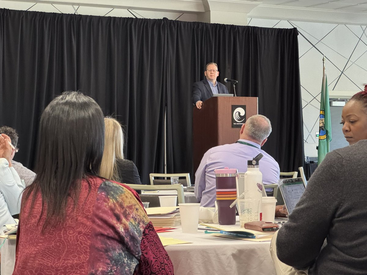 Washington AESD (@wa_esds) on Twitter photo Thank you, <a href="/chrisreykdal/">Chris Reykdal @chrisreykdal.bsky.social</a>, for joining our annual conference this morning to provide a state K-12 update. #waedu #waleg Thank you, <a href="/chrisreykdal/">Chris Reykdal @chrisreykdal.bsky.social</a>, for joining our annual conference this morning to provide a state K-12 update. #waedu #waleg