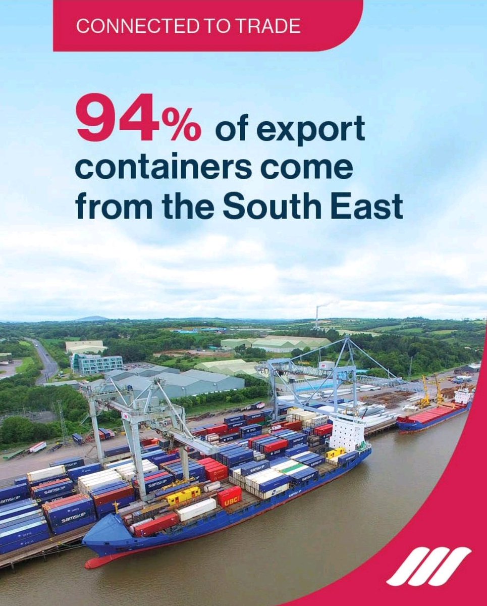 Connected to Trade. Committed to the Region.

Reliably, efficiently and sustainably:
✅️ 94% of our export containers 
come from Irl South East
✅️ 1,900 trucks removed from Irish roads every year through rail
✅️  &gt; 600 regional jobs 
#RegionalGrowth  #GlobalTradeLocalImpact