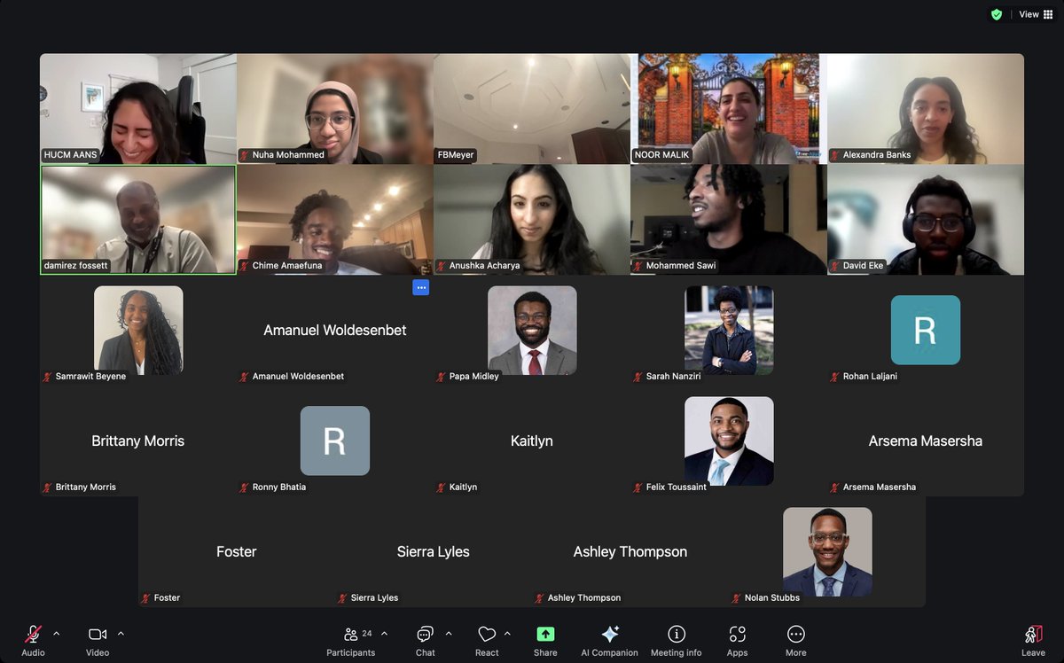 What better way to close out Journal Club this semester than with an incredible presentation by <a href="/DamirezFossett/">Damirez Fossett</a>! We explored standard neurosurgical approaches and wrapped up with insightful discussion &amp; bright smiles. Shoutout to Dr. Fossett &amp; Dr. Meyer for a great year!👏