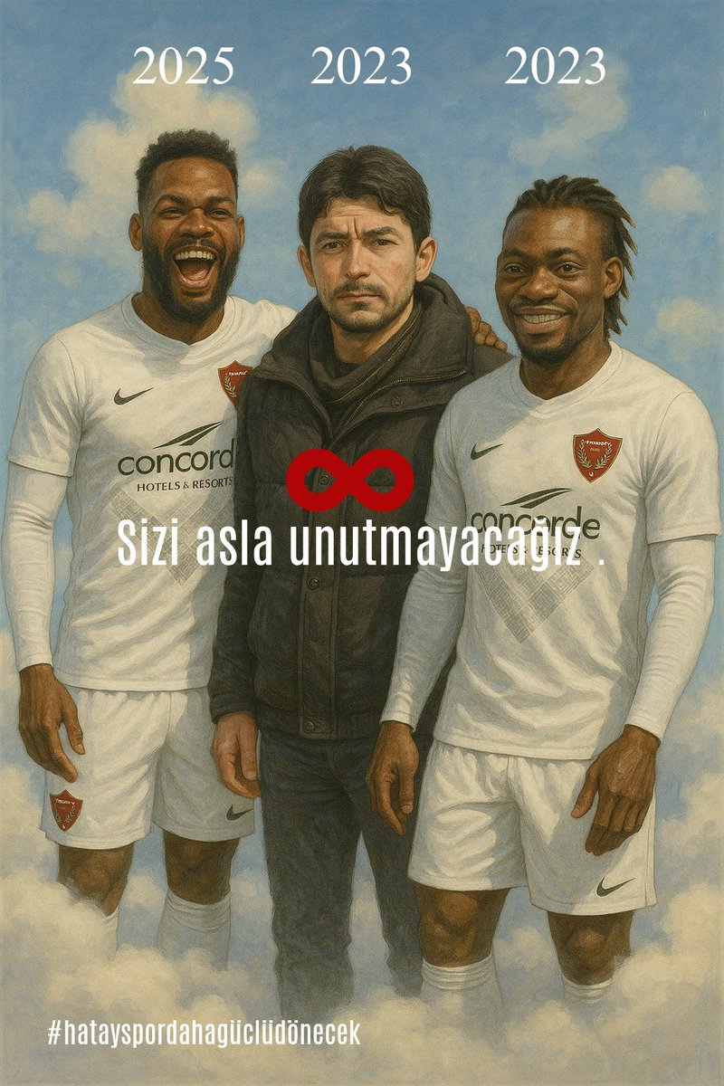 Sizi asla unutmayacağız; Atsu, Taner Savut, Boupendza ve niceleri...

Herşeye rağmen daha güçlü döneceğiz.

Allah bir imtihan veriyorsa mükafatını da hazırlıyordur...