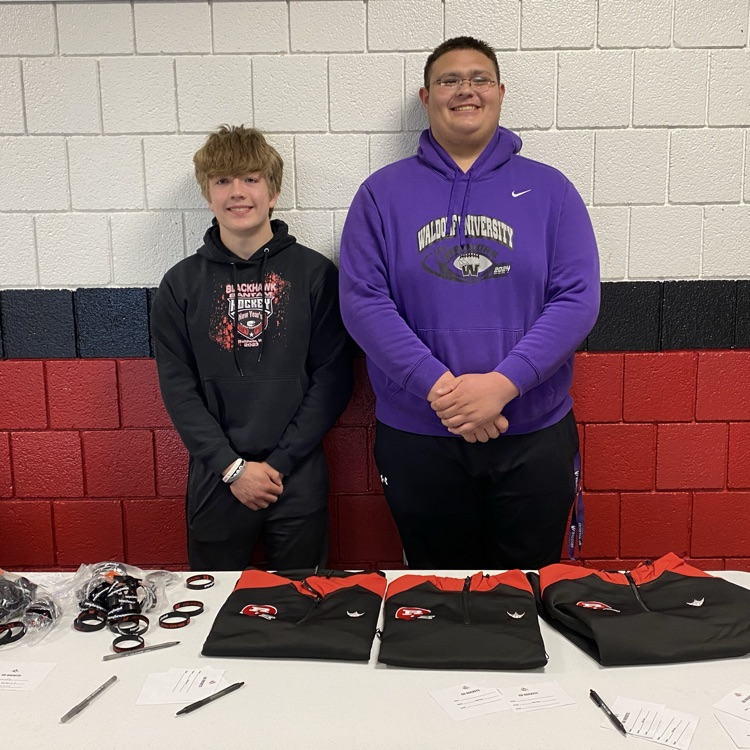 JM student-athletes &amp; coaches visited JA today (Dakota tomorrow) for Rocket Day ... to learn about activities they can be involved in next year at JM. Goooooo 🚀!