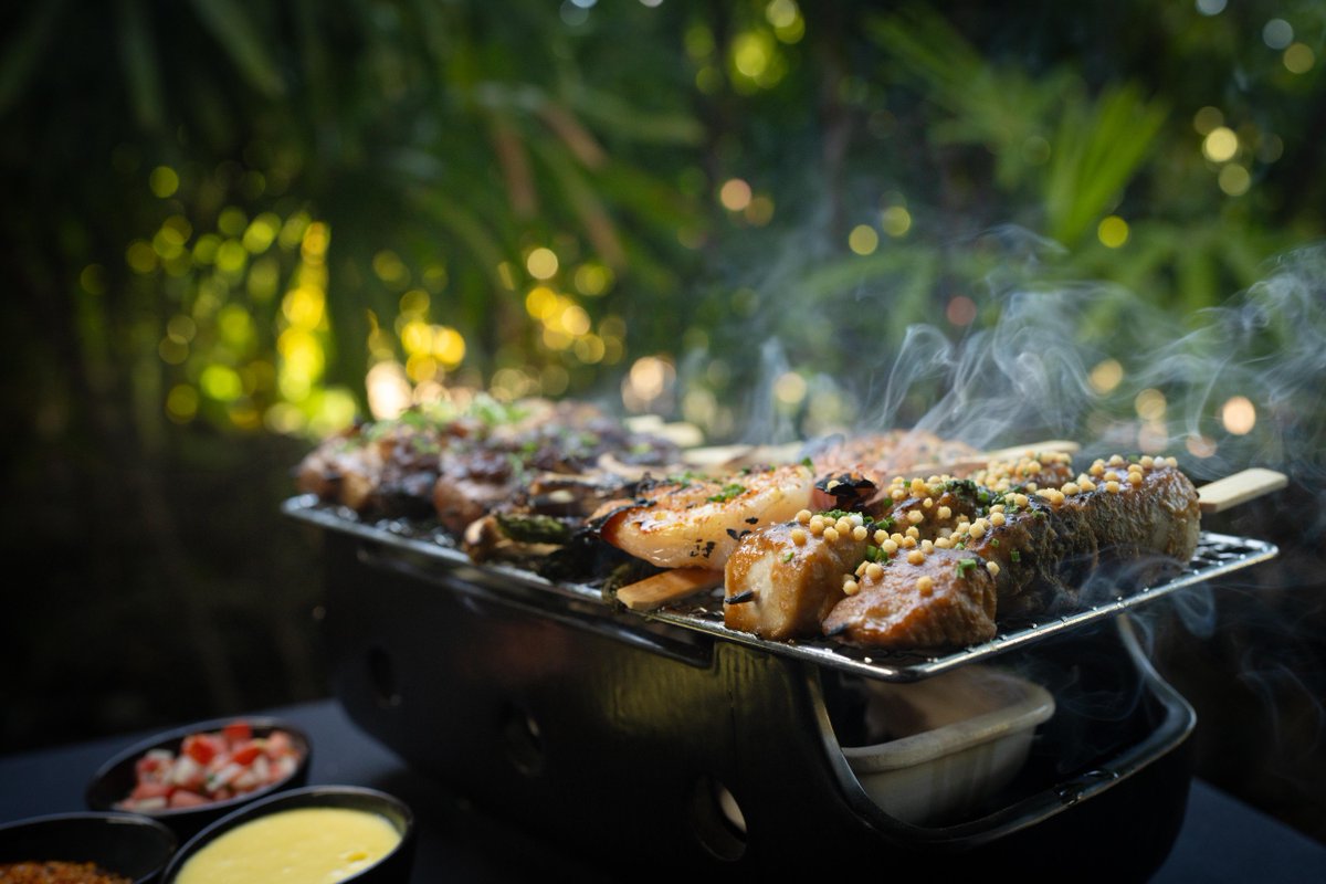 Looking for a new favorite dinner spot? Binchotan Bar &amp; Grill is your go-to for perfectly grilled meats, fresh seafood, and bold island flavors. 🔥🍴 spkl.io/6019fclkf