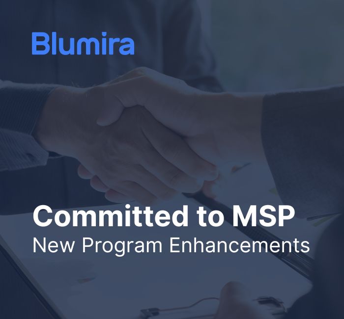 Blumira is deepening our commitment to our MSP partners — New product features, personnel changes, training certifications, recognition badges, and growth resources—all designed specifically for MSP success.
Learn more: blumira.com/blog/blumira-e…
#MSP #CyberSecurity #Channel