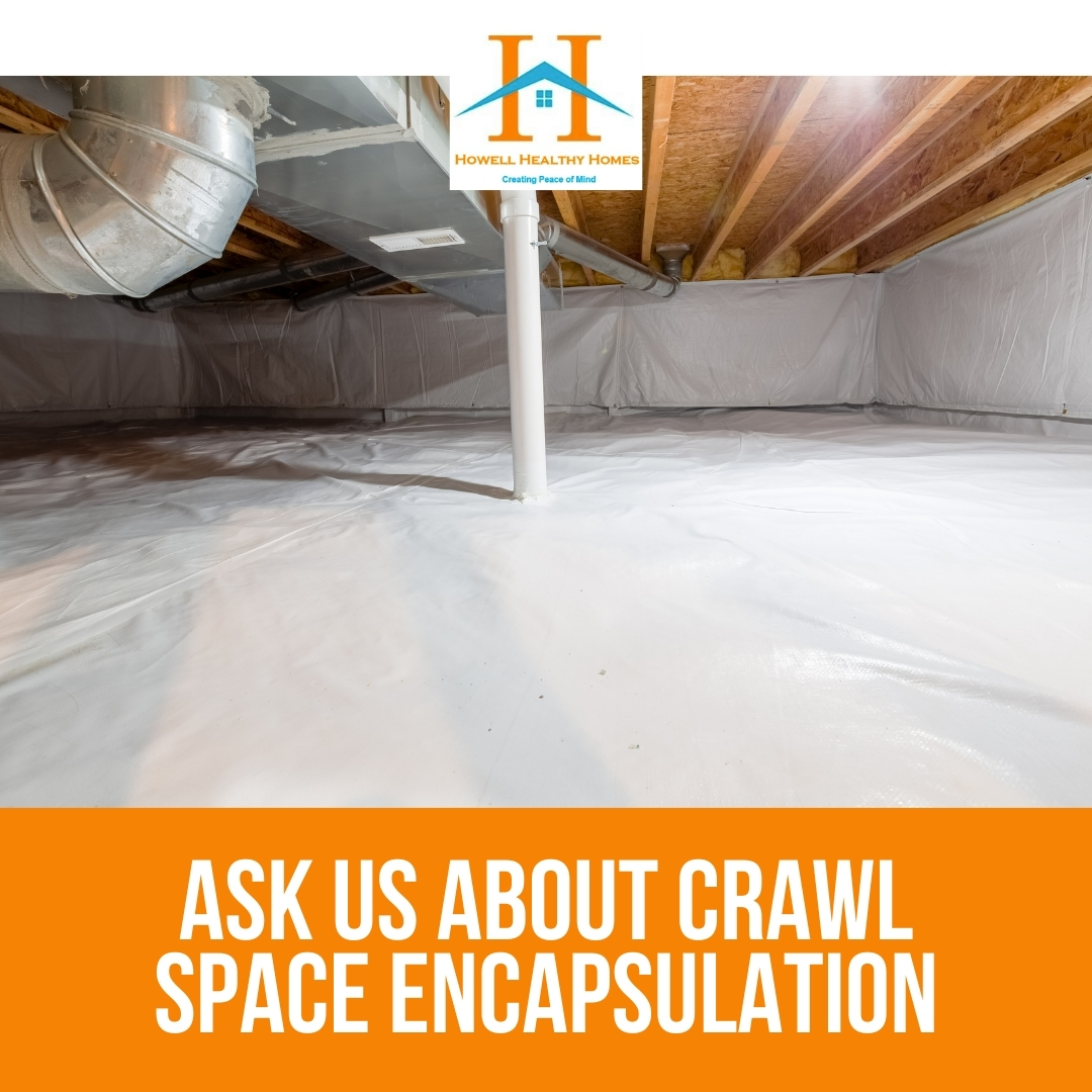 HowellRadon's tweet image. Did you know excess moisture in your crawl space can lead to mold growth and poor air quality? Our encapsulation services help prevent these issues while improving energy efficiency and home comfort. Call us today to learn more! ow.ly/uUtN50VbxH7