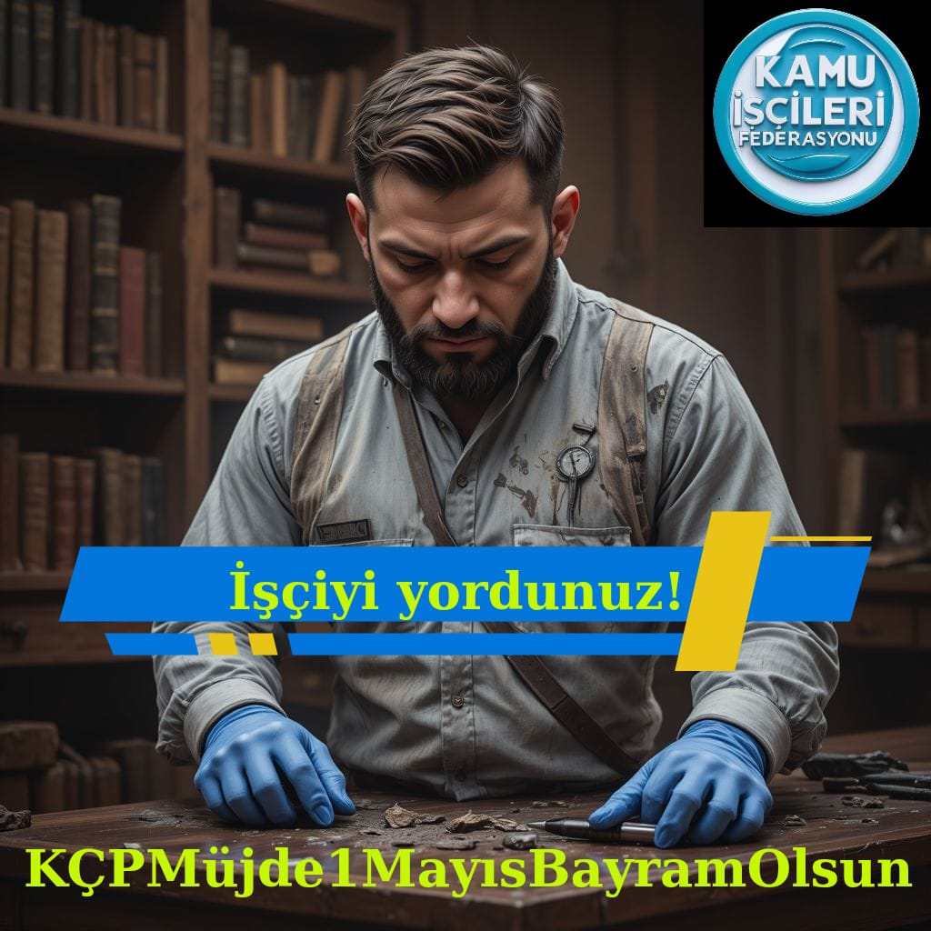 KÇPMüjde1MayısBayramOlsun

Geçim sıkıntısı değil, gelecek güvencesi istiyoruz!
İşçiye nefes olacak REFAH PAYI şart!
<a href="/RTErdogan/">Recep Tayyip Erdoğan</a> <a href="/isikhanvedat/">Prof. Dr. Vedat Işıkhan</a> <a href="/turkiskonf/">TÜRK-İŞ</a> <a href="/hakiskonf/">HAKİŞ KONFEDERASYONU</a> <a href="/diskinsesi/">DİSK</a>