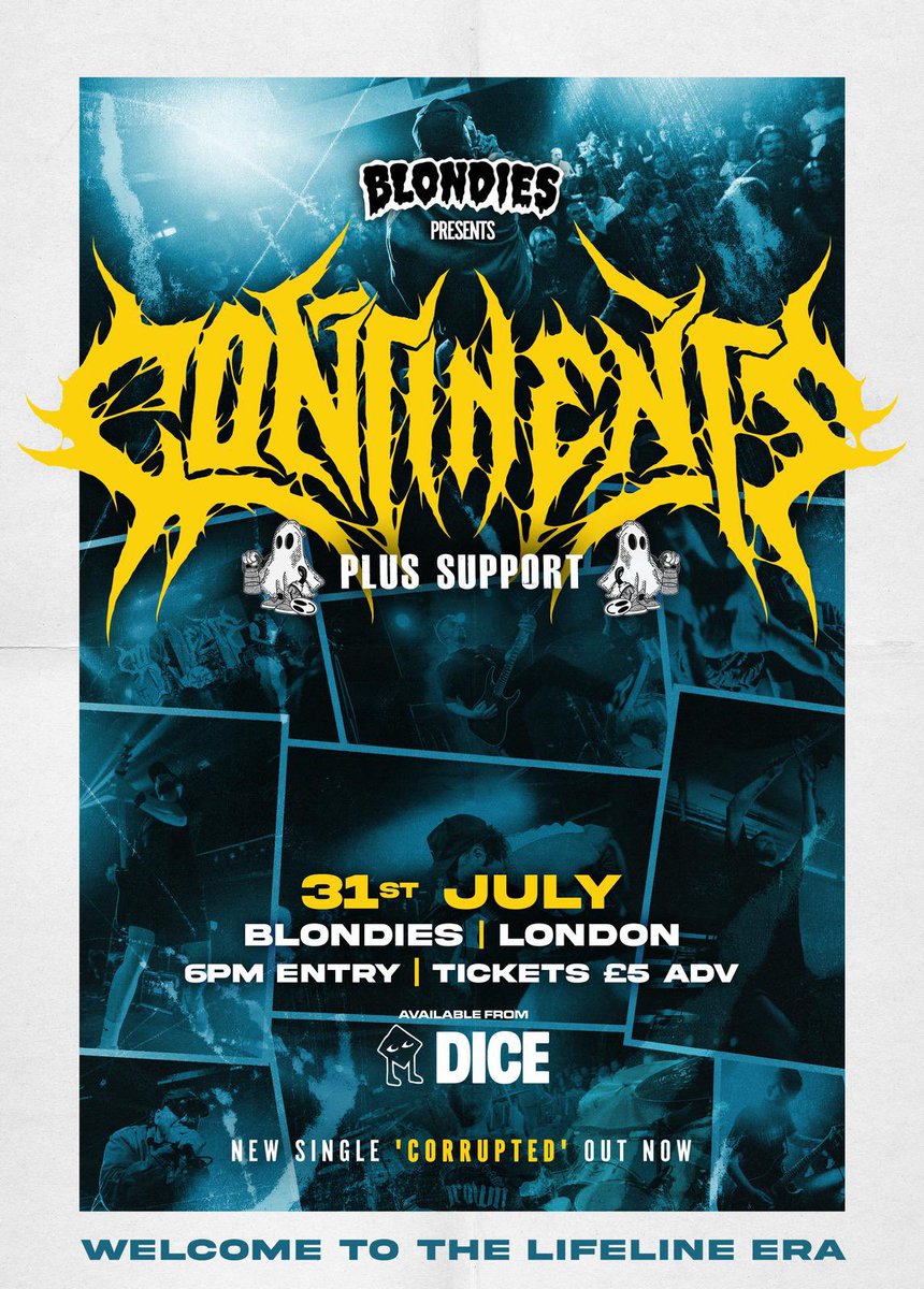 LONDON! We’re back for an intimate headliner at Blondies!

Let’s sell this out in advance, tickets via DICE: linktr.ee/continentsband

Supports TBA