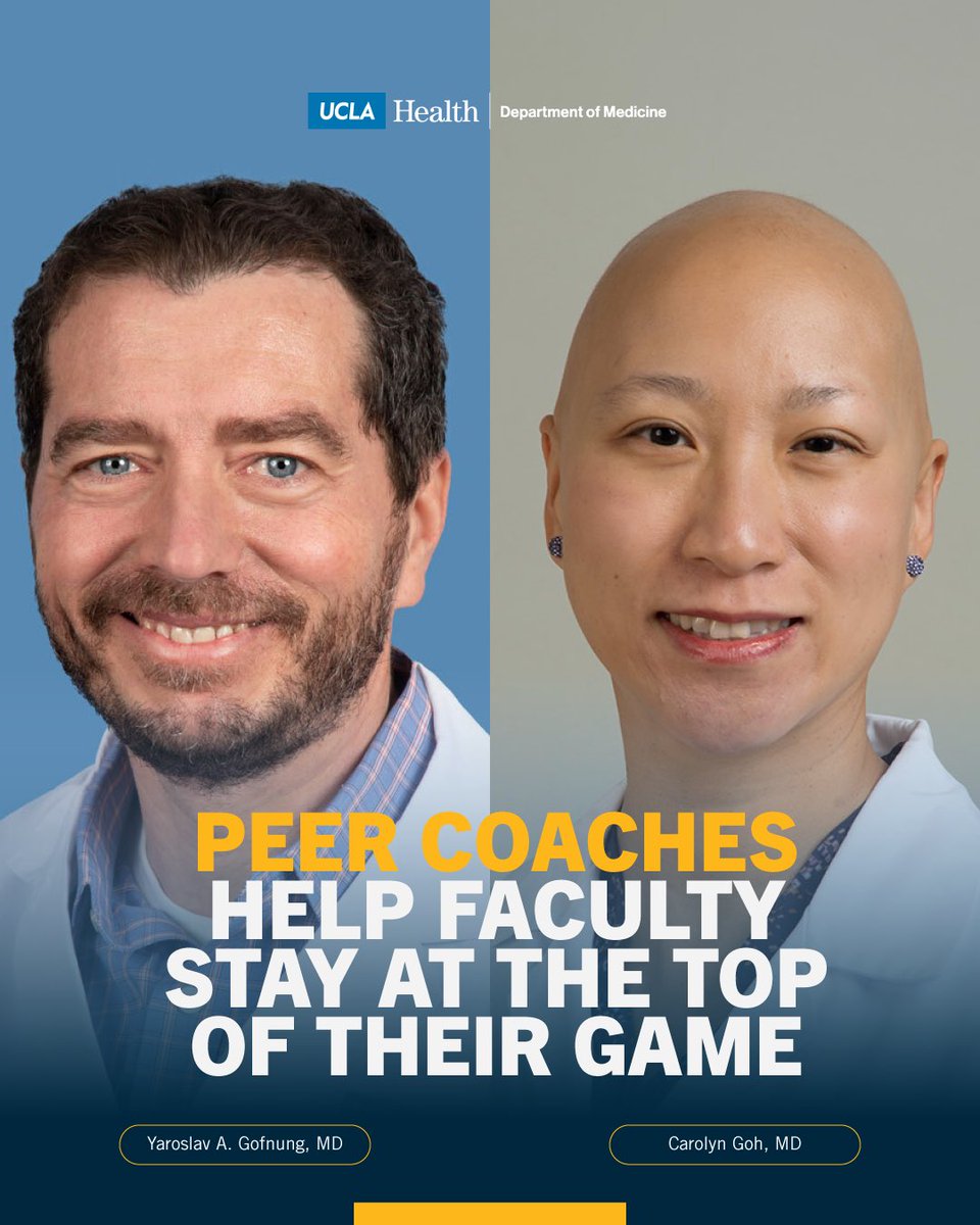 Physician burnout is challenging, but support from a peer who truly gets it can make all the difference. Learn how DoM Quality's unique Peer Coaching Program is helping faculty find practical solutions, stay grounded, and thrive. Read more here: uclahs.fyi/44orlne