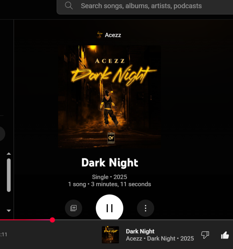 CustomVocalzLLC's tweet photo. Shades All Black "Dark Night" @AcezzOfficial  Exclusive New Music Single!  @cv_stream  @youtubemusic  😎 https://t.co/1EsXvwBcYW