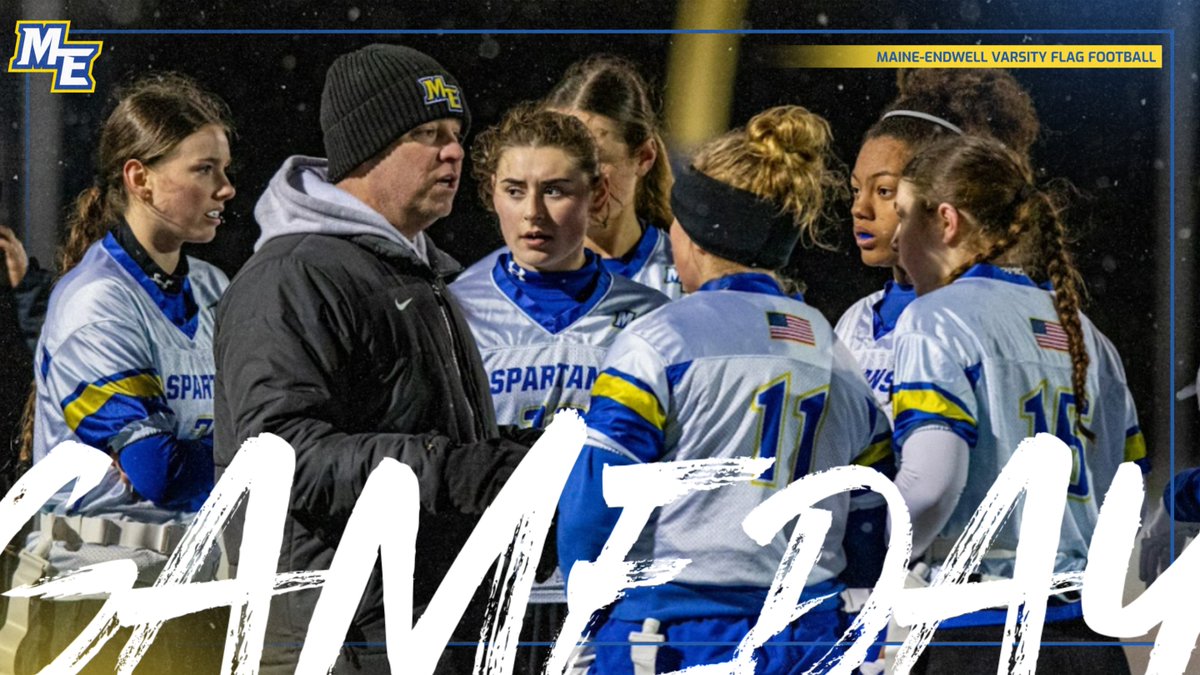 🏈GAMEDAY!! <a href="/MECSDSpartans/">Maine-Endwell</a> <a href="/MESpartan300/">Spartan 300</a> <a href="/MGeraldWilson/">Mark Wilson</a> <a href="/tballard0016/">Tony Ballard</a> <a href="/MEVarsityFlag/">Maine-Endwell Girls Varsity Flag Football</a> 
📅4/17
⏰Varsity 1st : 5:00 | JV: 7:00
📍Union-Endicott
🆚U-E
📺Fan.Hudl.Com